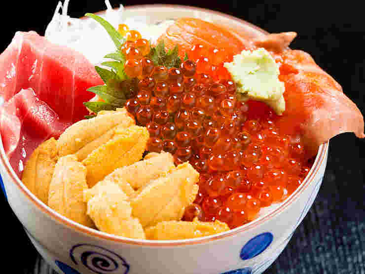 小樽たけの寿司の海鮮丼