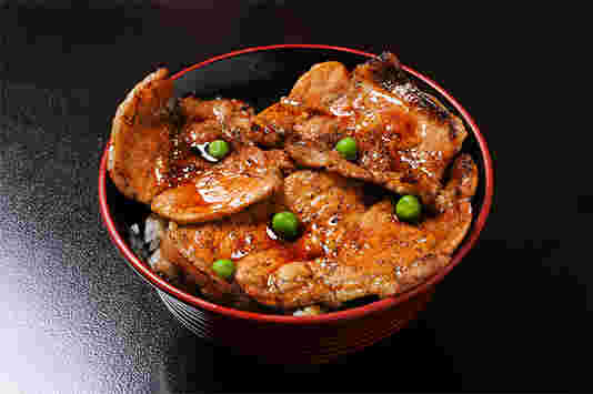 豚肉の豚はげ丼画像