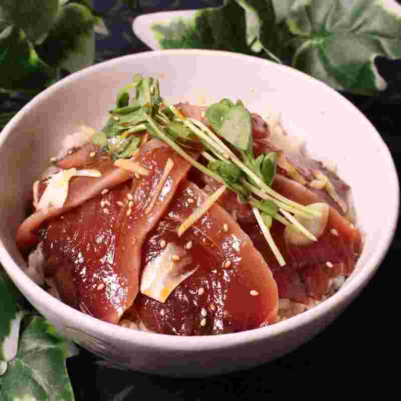 かつお漬け丼