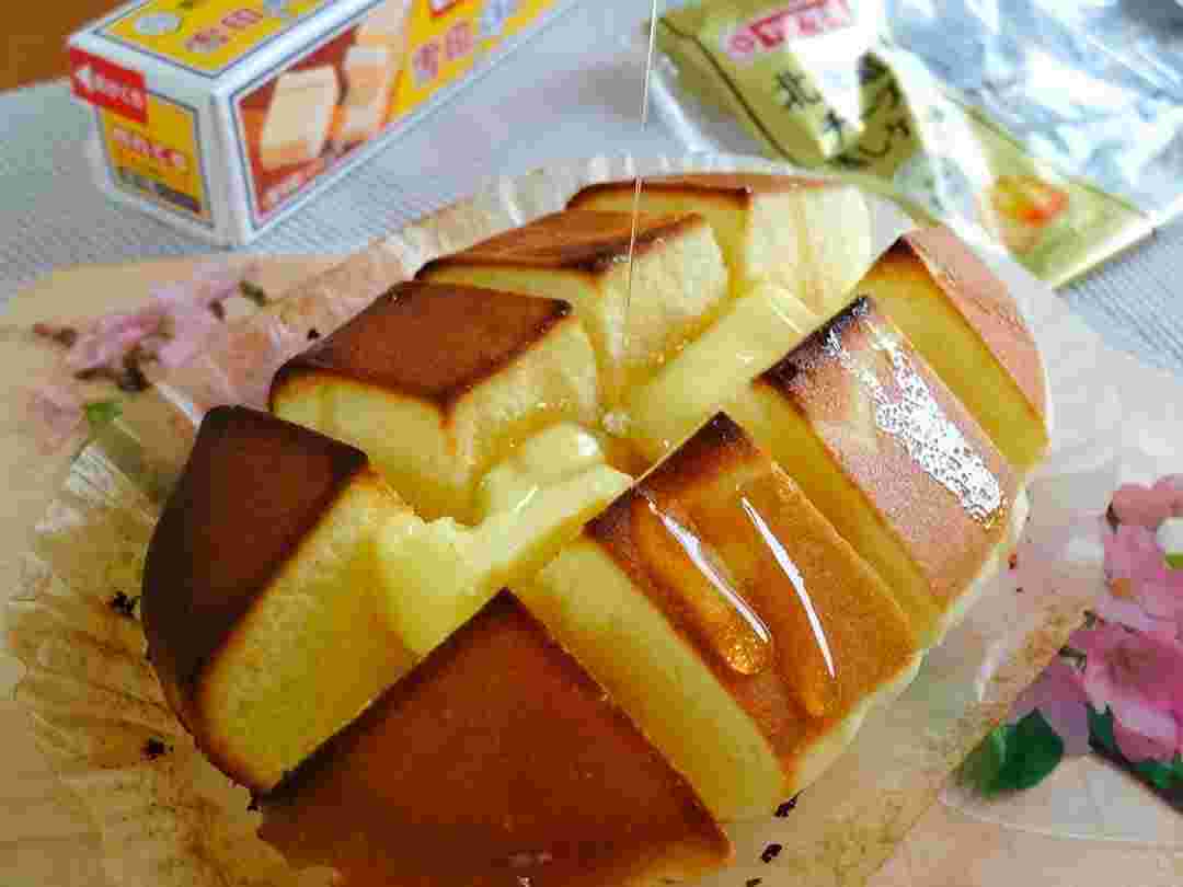 北海道チーズ蒸しケーキアレンジ