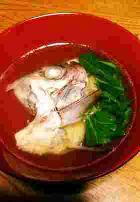 鯛のお吸い物