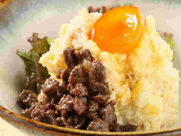 牛肉しぐれのポテトサラダ