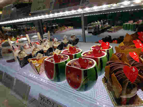 パティスリーフゥの可愛らしいケーキ