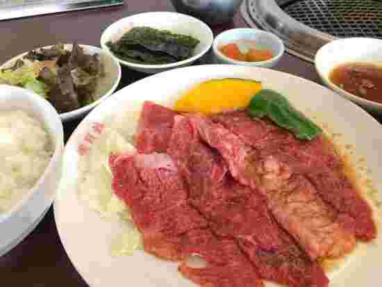 明月館の焼肉ランチ