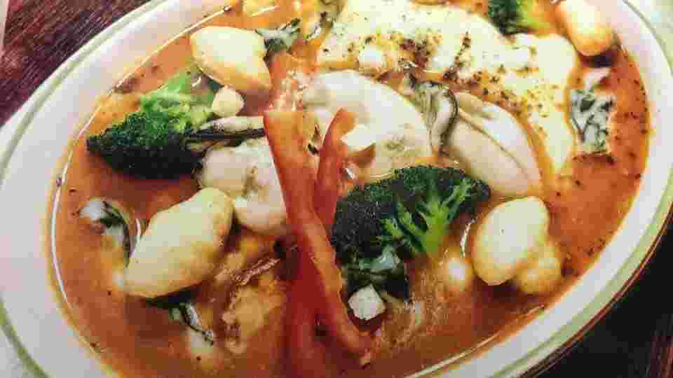 牡蠣のマンスリーカレー