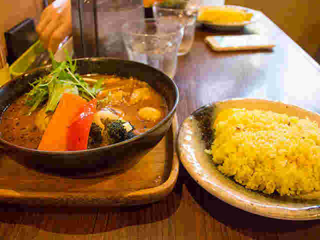 ガラクのスープカレーとごはん