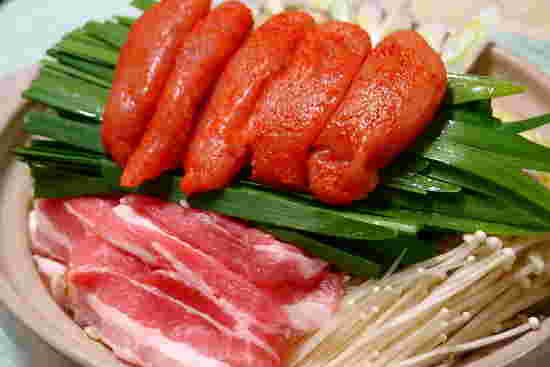 明太子鍋の一例