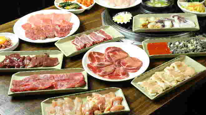 秋の牛の肉