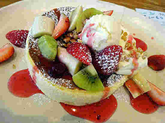 パンケーキ・ベリーソース