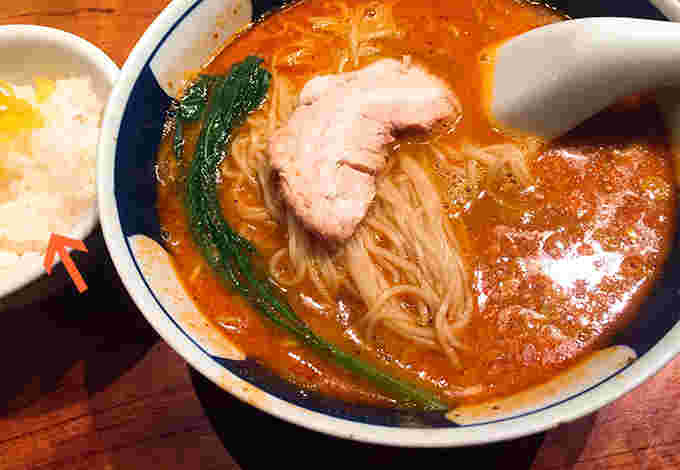 はしごの担々麺