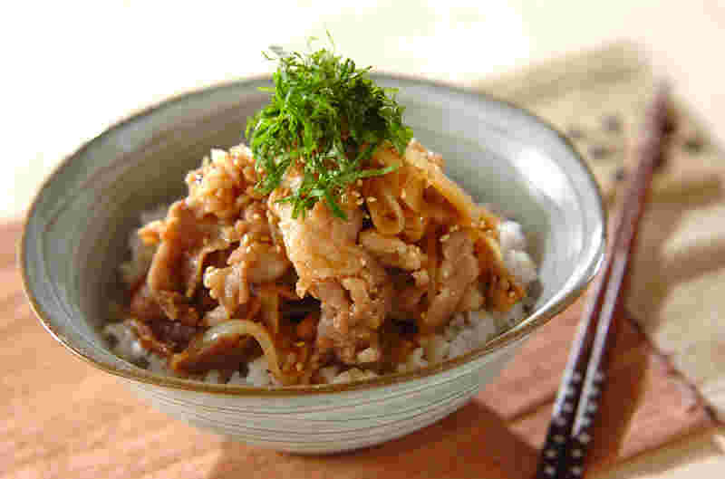 お家で簡単豚丼画像
