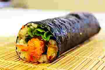 エビフライの入った恵方巻き