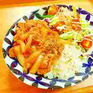 甘辛豚丼画像