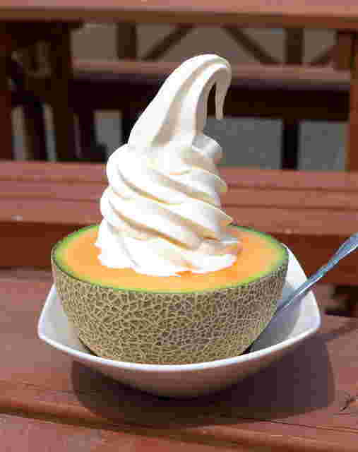ポプラファームのソフトクリーム