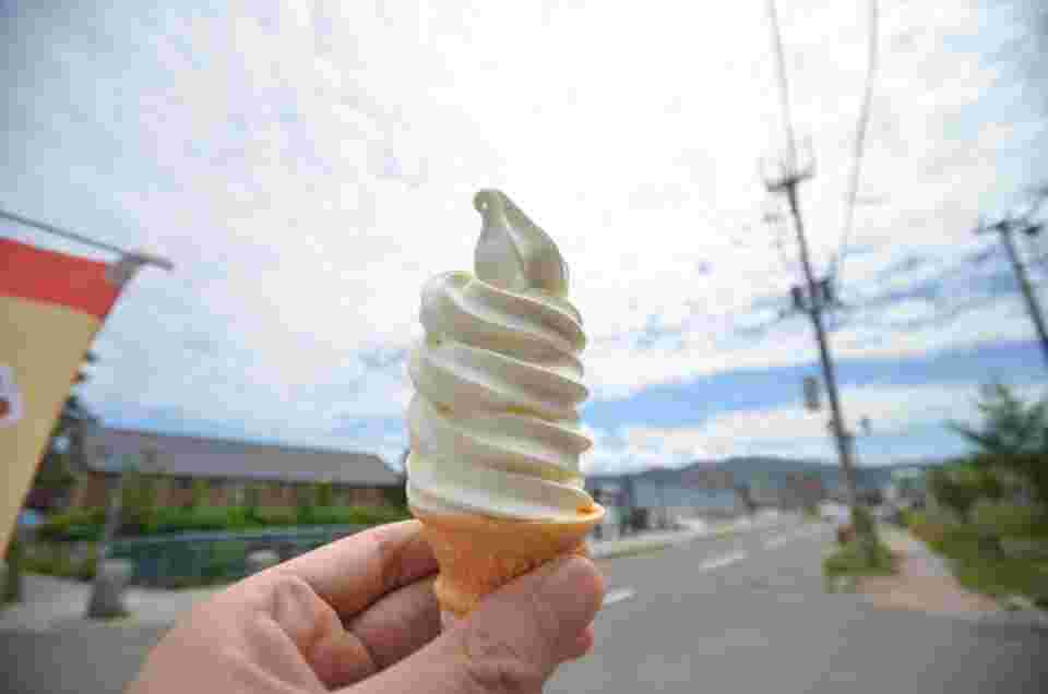じゃんけんのソフトクリーム