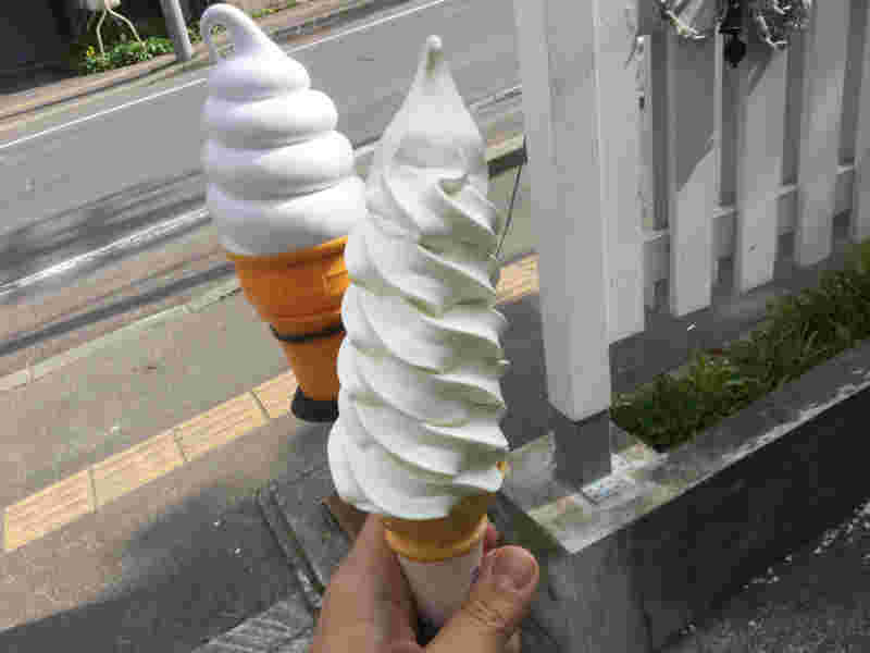 小樽のソフトクリーム