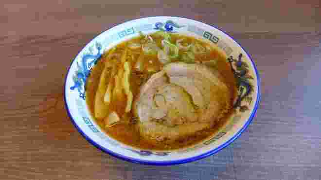 おおきなチャーシューのラーメン