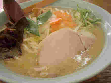 きくらげのあるラーメン