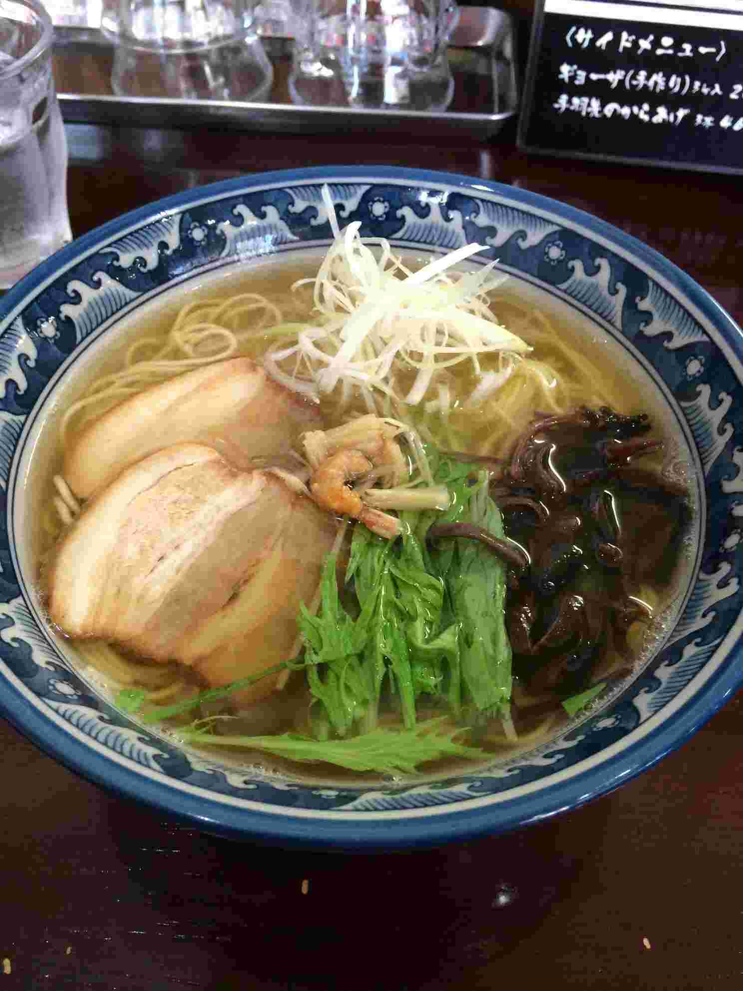 「一白」のラーメン