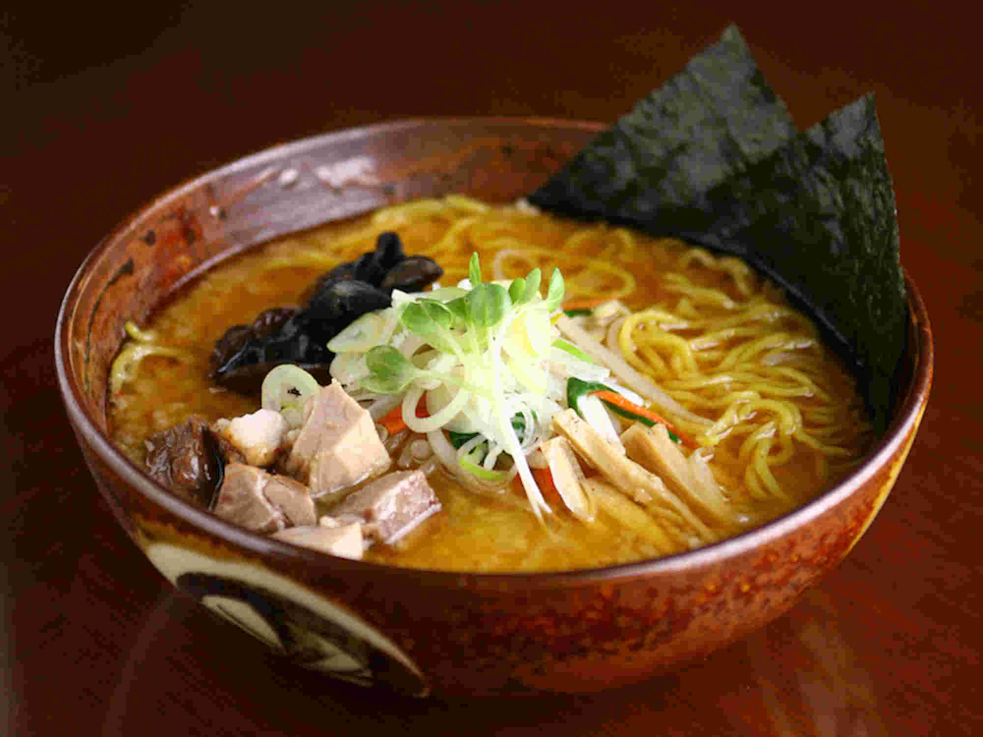 白樺山荘の味噌ラーメン