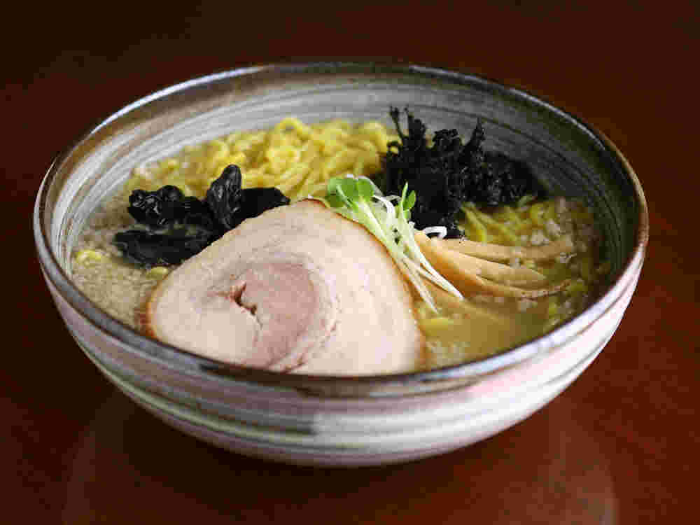 白樺山荘の塩ラーメン