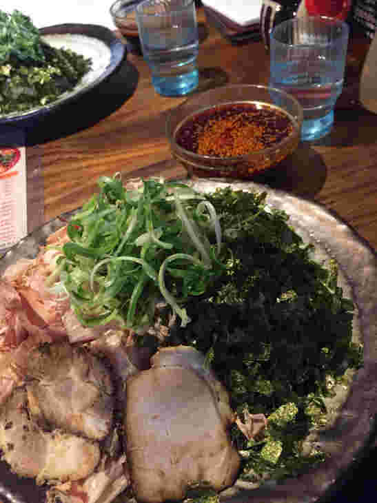 「つけ麺本舗・辛部・十日市店」のつけめん