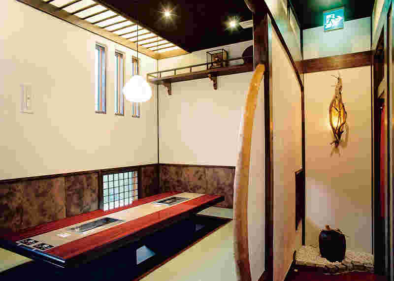 金剛園 本店の内装