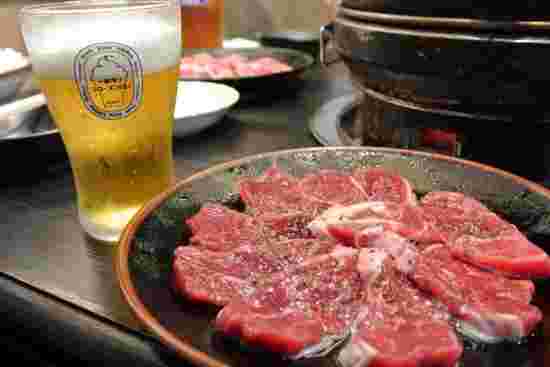 成吉思汗大黒屋五丁目支店のジンギスカンの肉