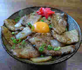 豚丼醤油味画像