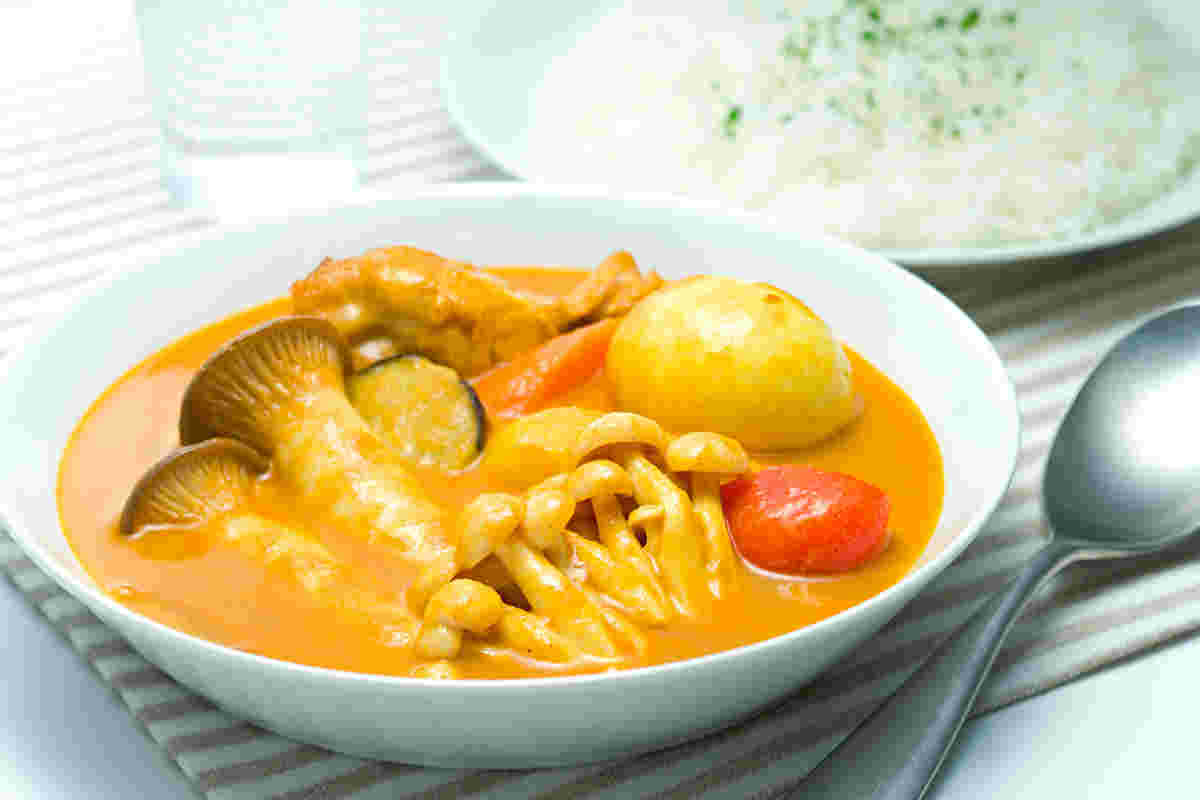 きのこのスープカレー