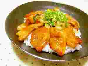 豚丼醤油味画像