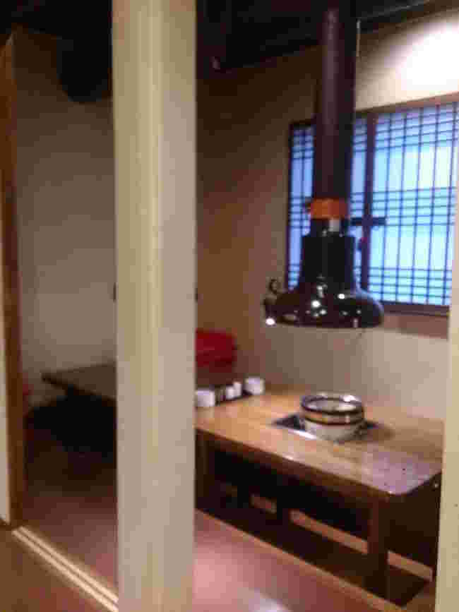炭焼き 崇洞の掘りごたつ
