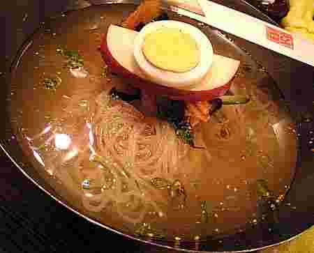 万両の本格韓国冷麺