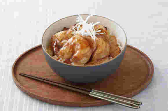 減塩だしつゆで簡単豚丼画像