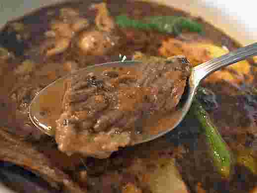 牛すじのスープカレー