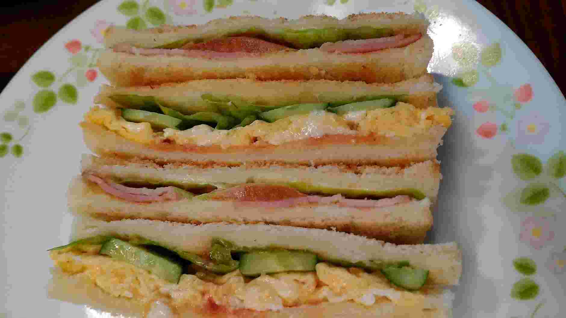喫茶 岩田のホットサンド