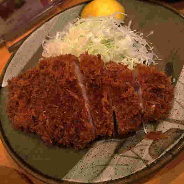 「とんかつまるき」ロースかつ