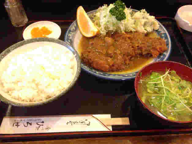 「食べ処・ひろせ」カツカレー