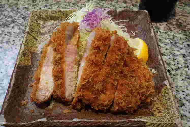「とんかつ大宝」のロースかつ