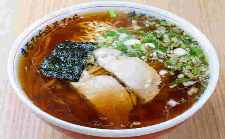 ラーメンまるひらの正油ラーメン
