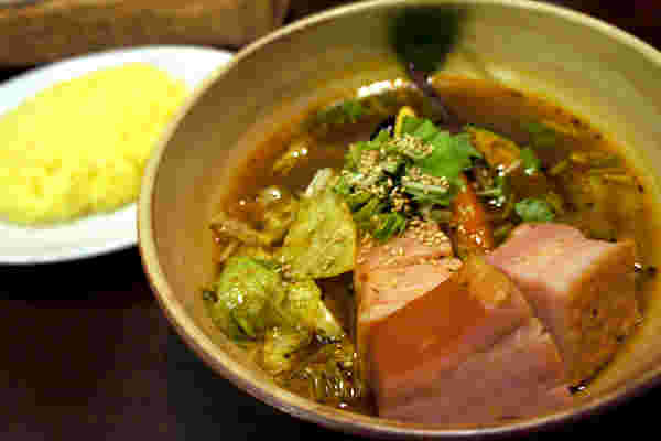 ベーコンのスープカレー