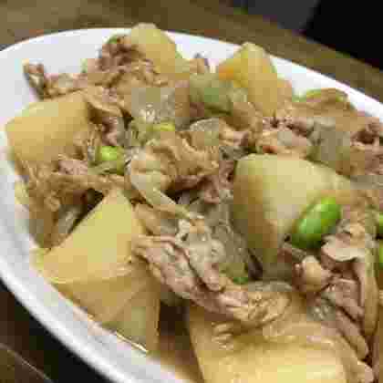 簡単 めんつゆで肉じゃがのレシピ