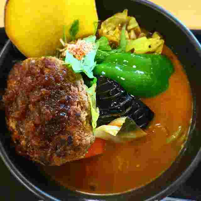 ハンバーグスープカレー