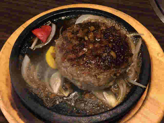 焼肉バンバンの和牛極みハンバーグ