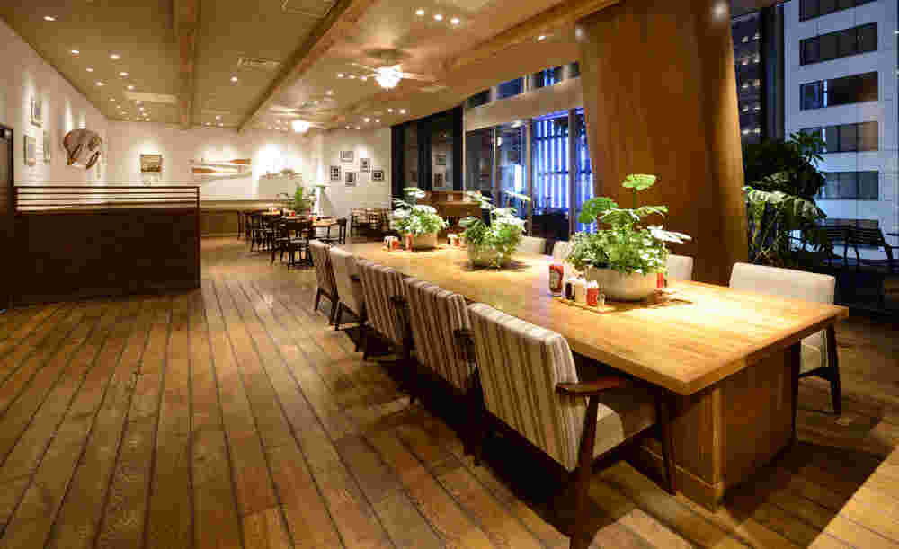 エッグスンシングス銀座の店内