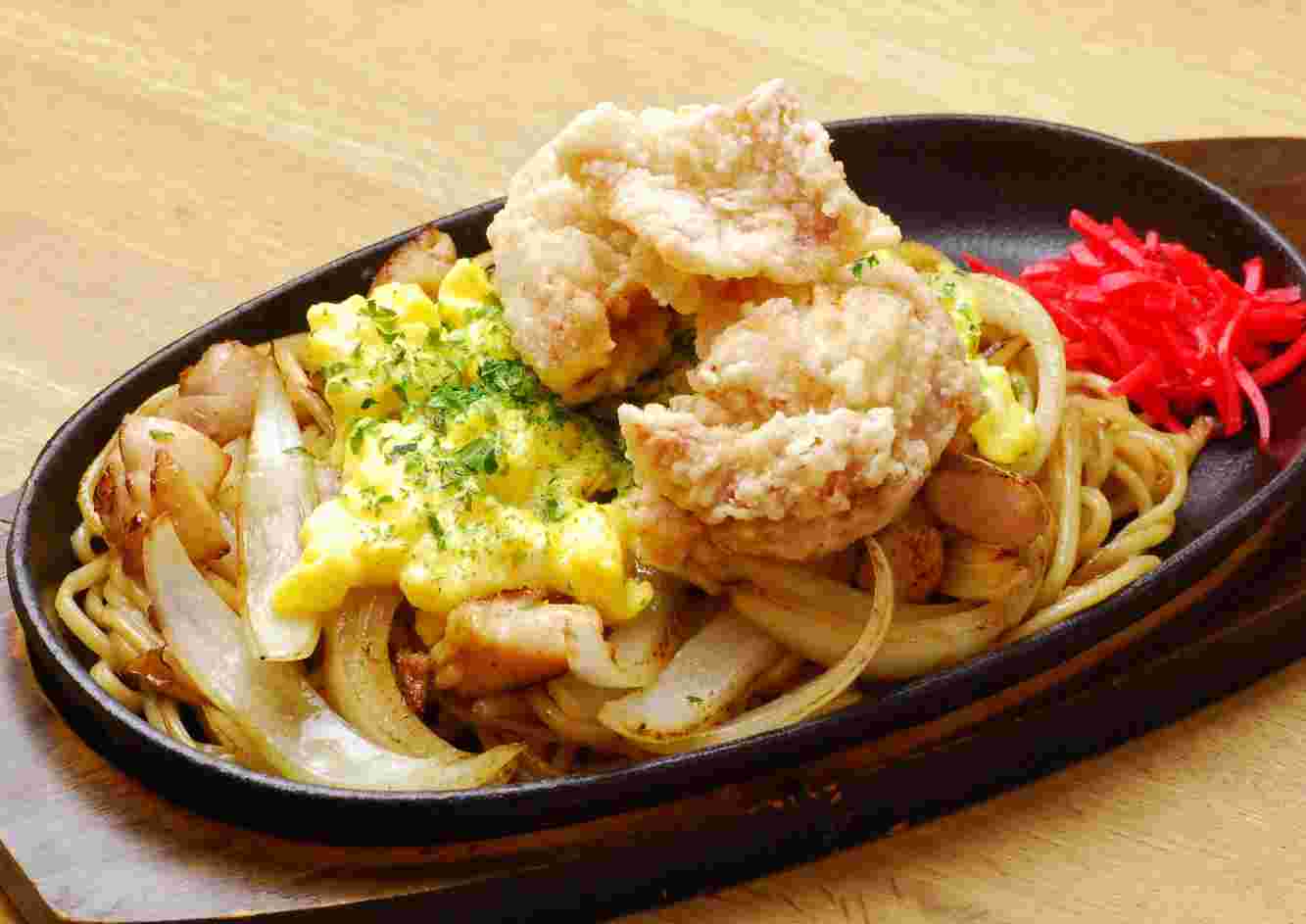 とり丸亭の旭川しょうゆ焼きそば