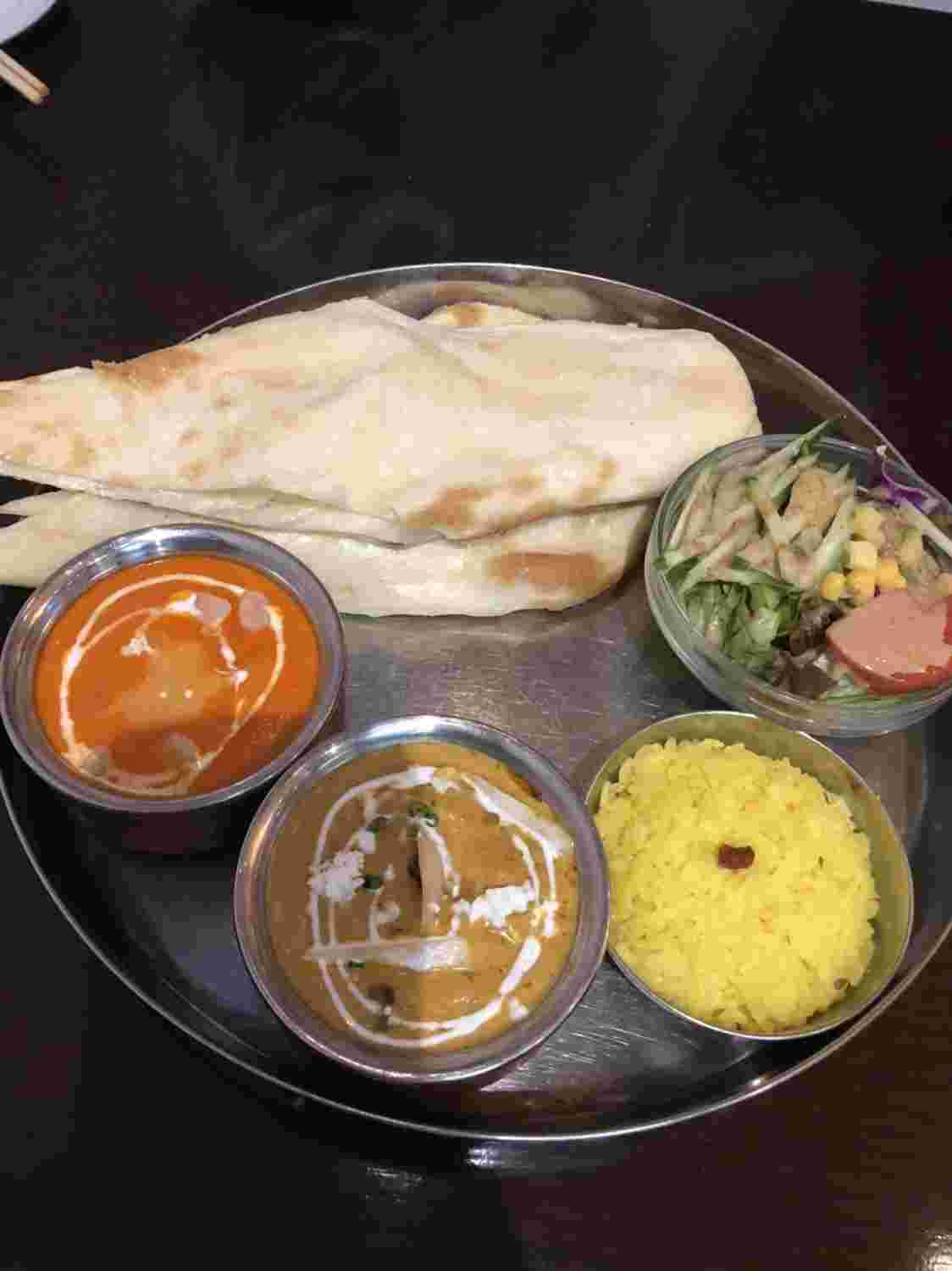 インドカレーとナン
