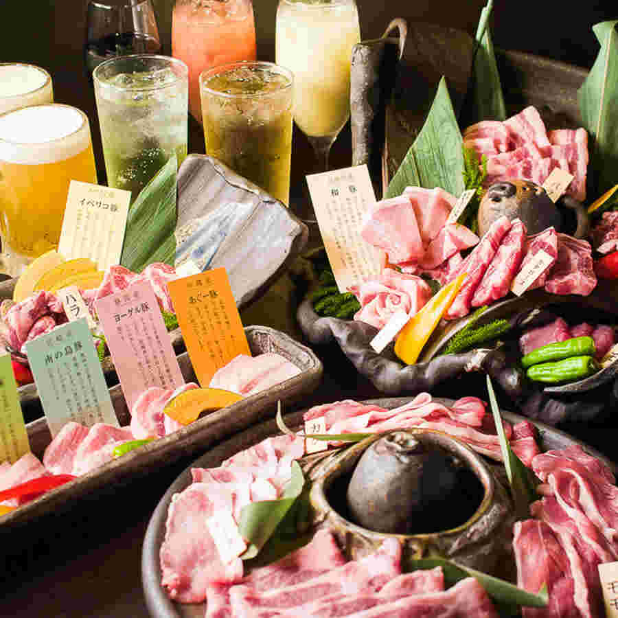 豚美 難波店・忘年会しゃぶしゃぶ鍋コース