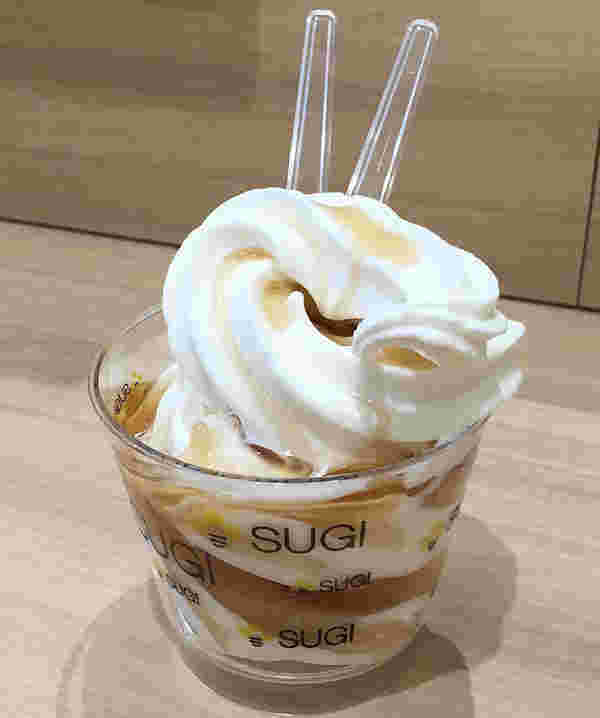 杉養蜂園のはちみつソフトクリーム