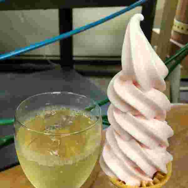 小樽ワインギャラリーのソフトクリーム